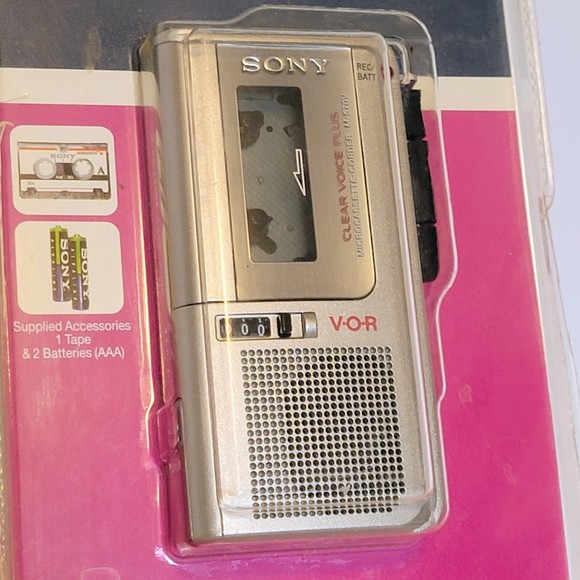 Sony M-570V Tape Voice Recorder Clear Voice V-O-R Microcassette. Tested. - Picture 3 of 16